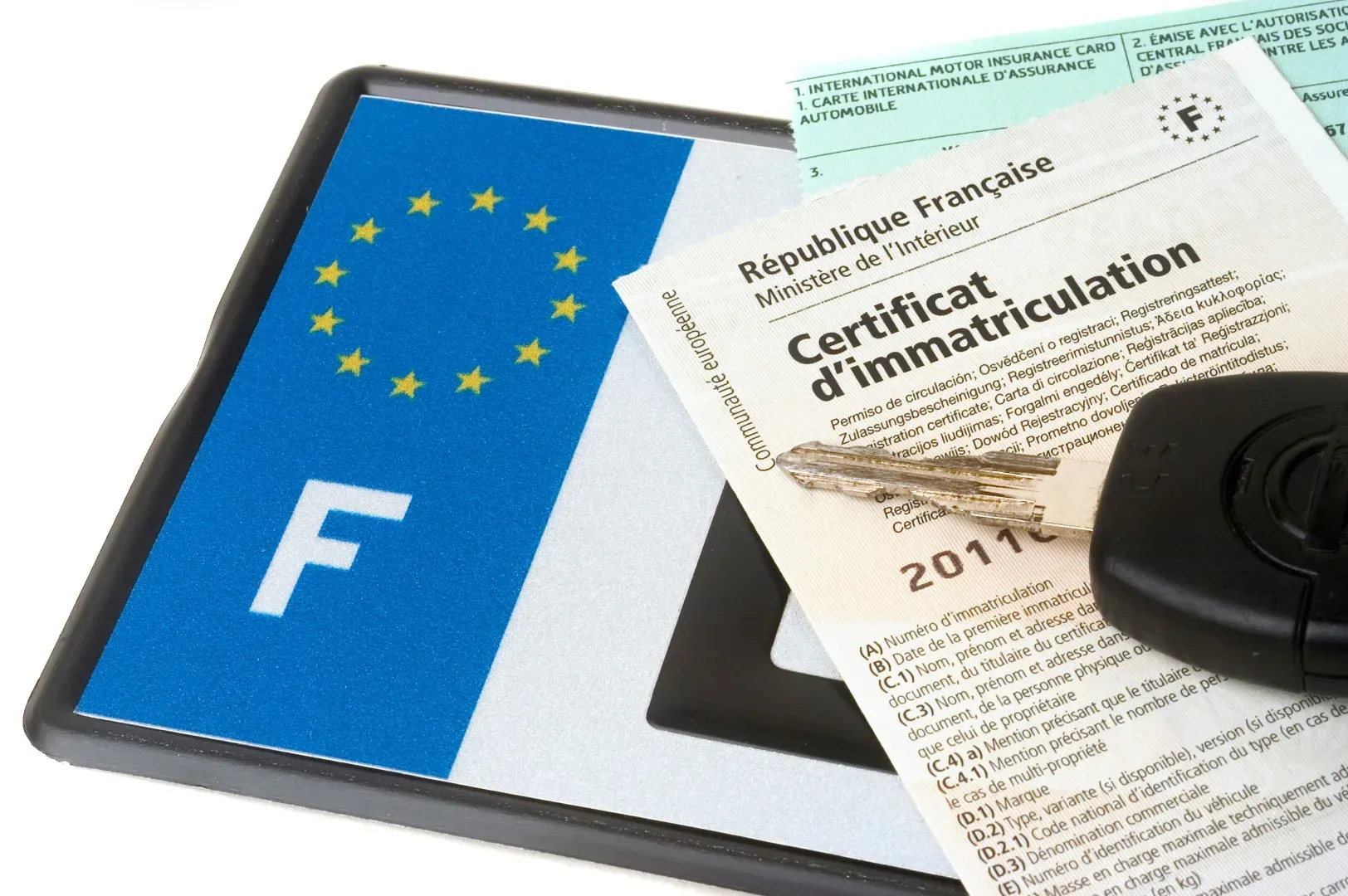 plaque d'immatriculation